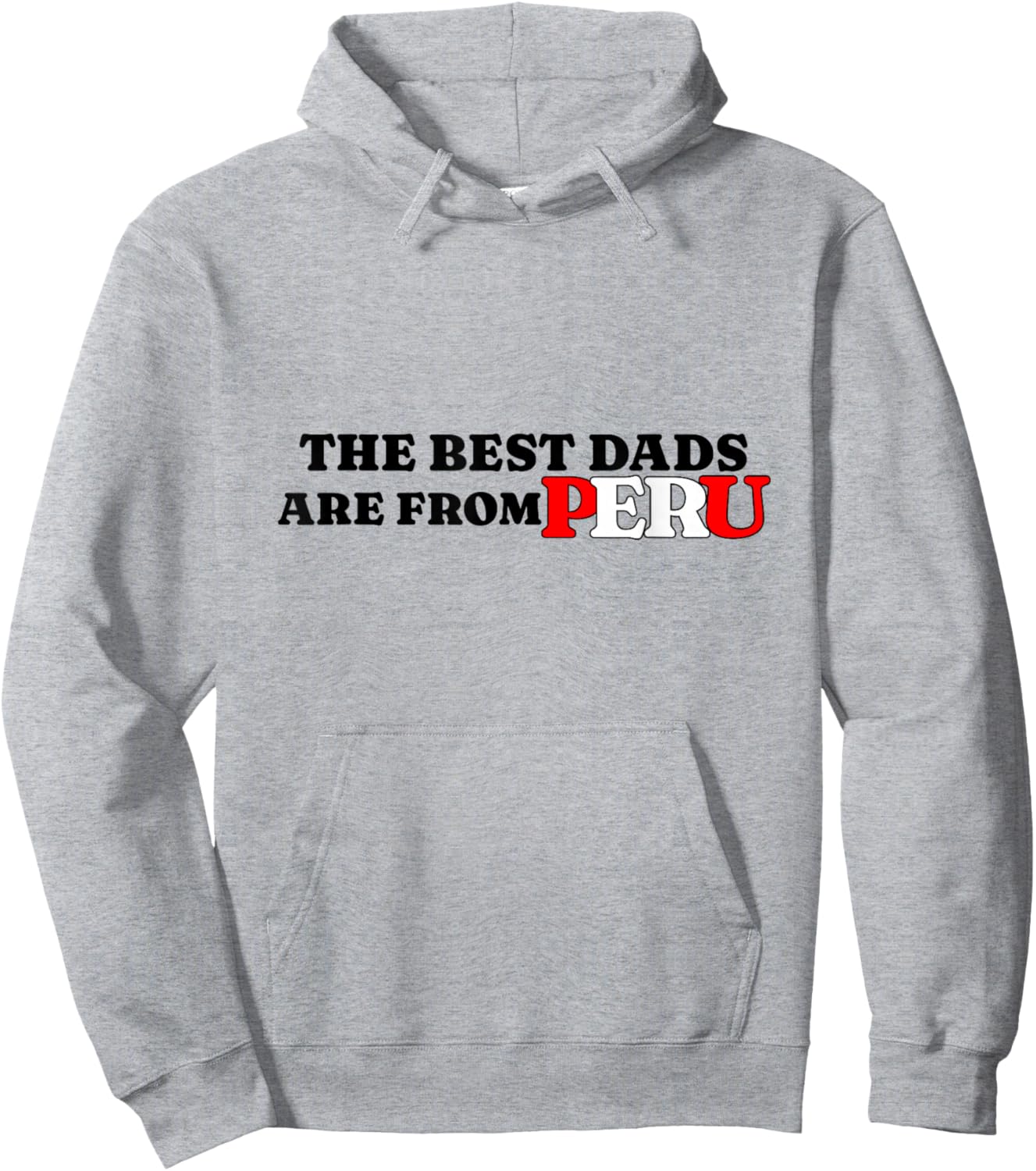 Best Dads are from Peru Father’s Day Hoodie - Hoodie | Ash
