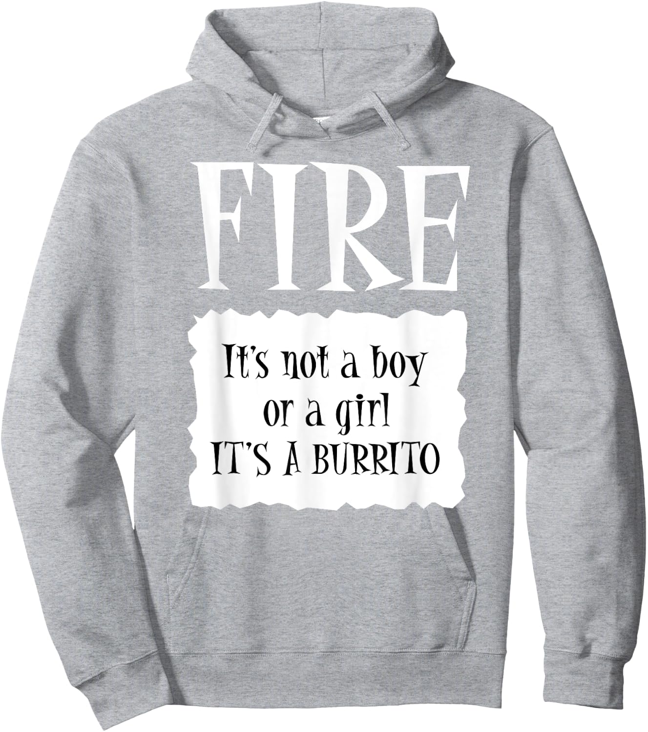 FIRE - Hot Packet Halloween Taco Costume Hoodie - Hoodie | Ash