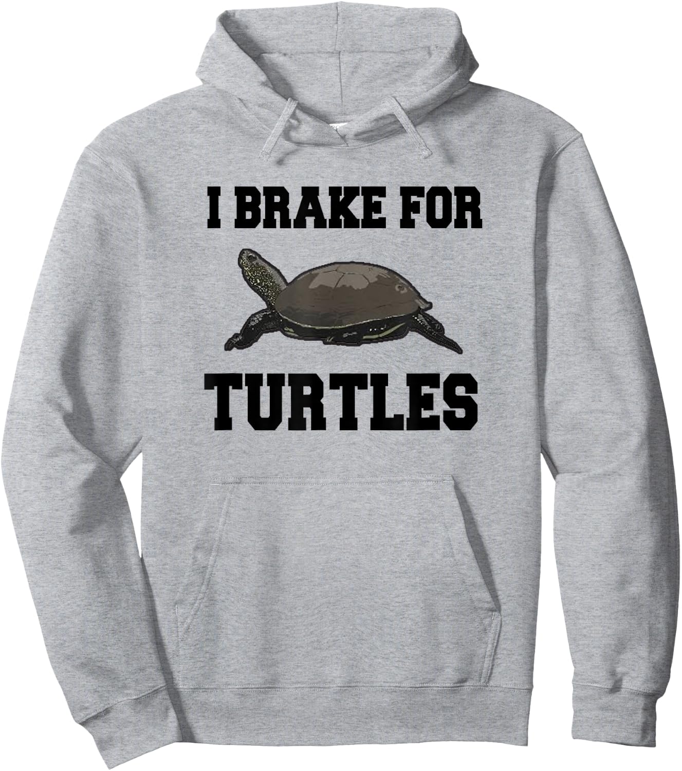 I Brake For Turtles, Tortoise Hoodie - Hoodie | Ash