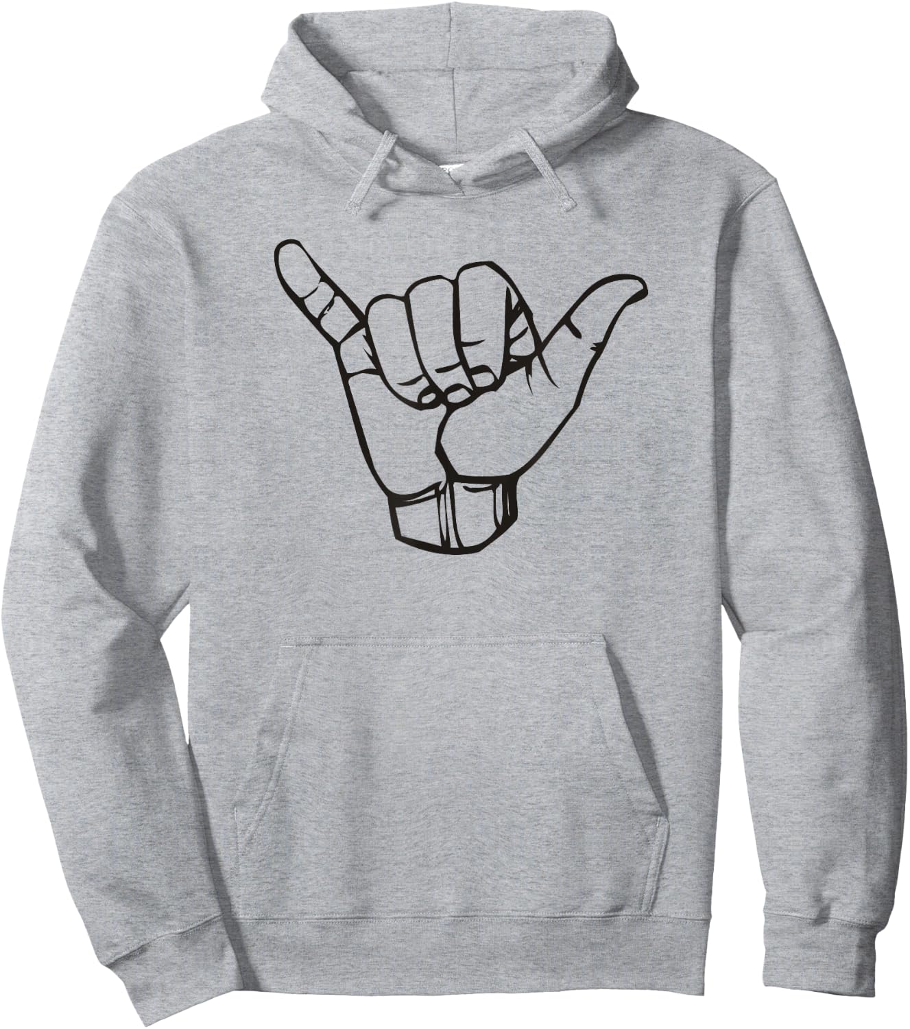 Sign Language Hang Ten Hawaii Hoodie - Hoodie | Ash