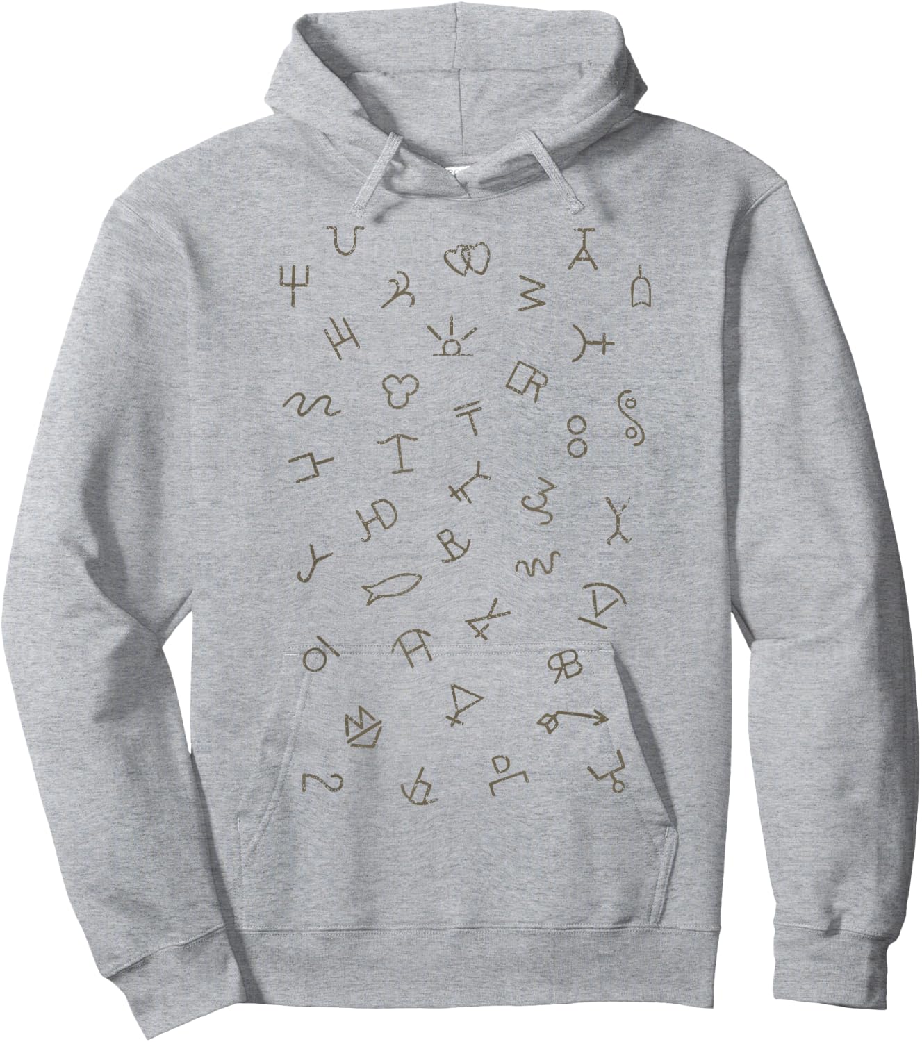 Vintage Cattle Brands Cowboy Country Gift Hoodie - Hoodie | Ash