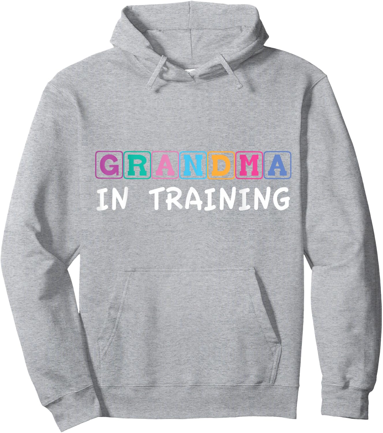 Grandma in training Funny Hoodie - Hoodie | Ash