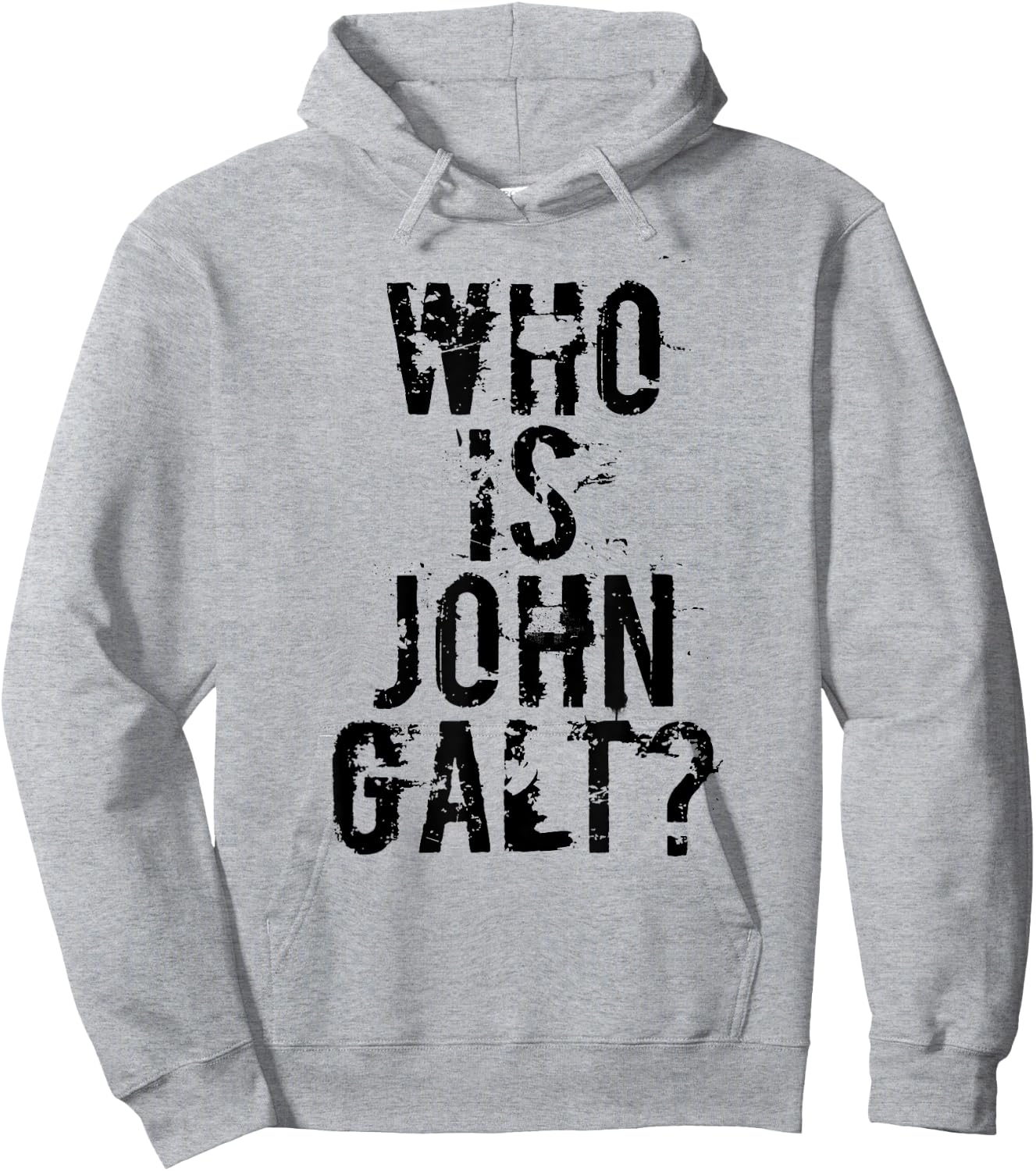Who is John Galt T Shirt Hoodie - Hoodie | Ash