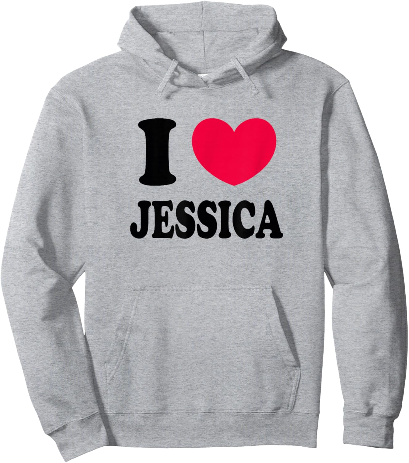 I Love Jessica Hoodie - Hoodie | Ash