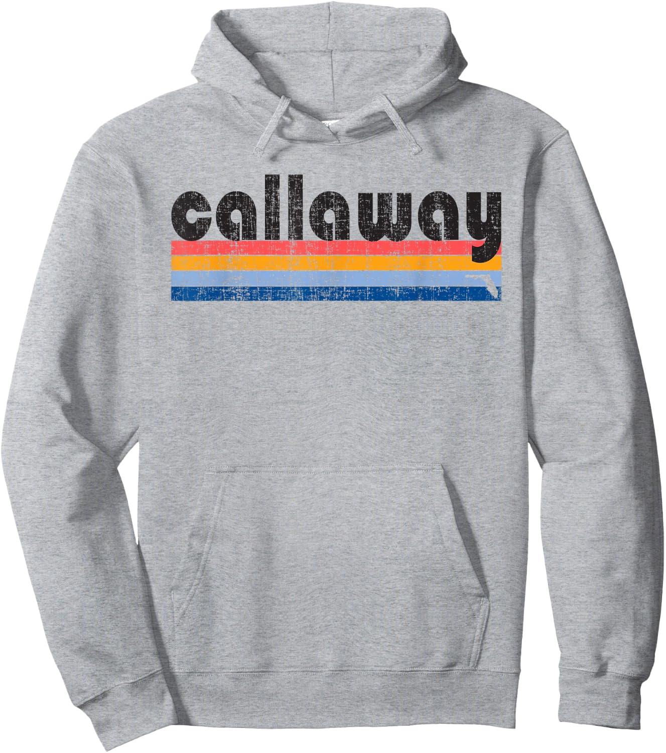 Vintage 80s Style Callaway FL Hoodie - Hoodie | Ash