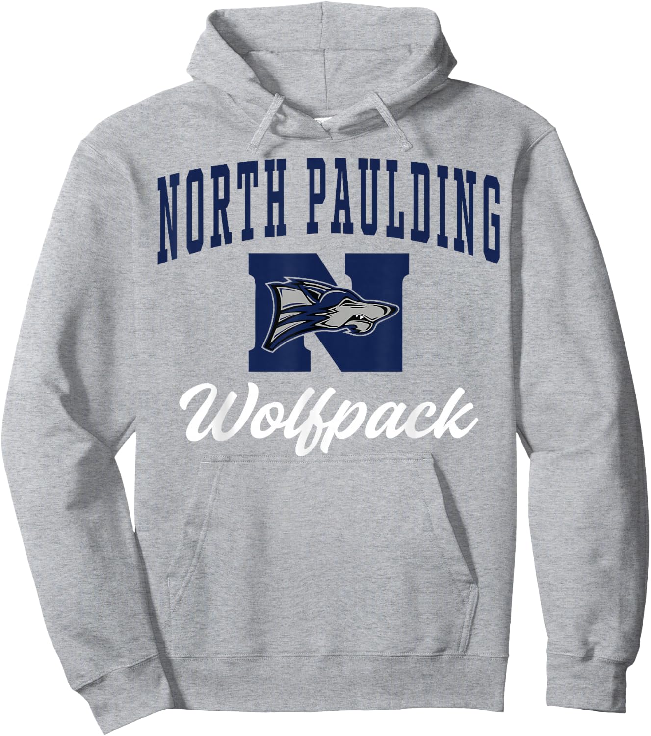 North Paulding High School Wolfpack C3 Hoodie - Hoodie | Ash