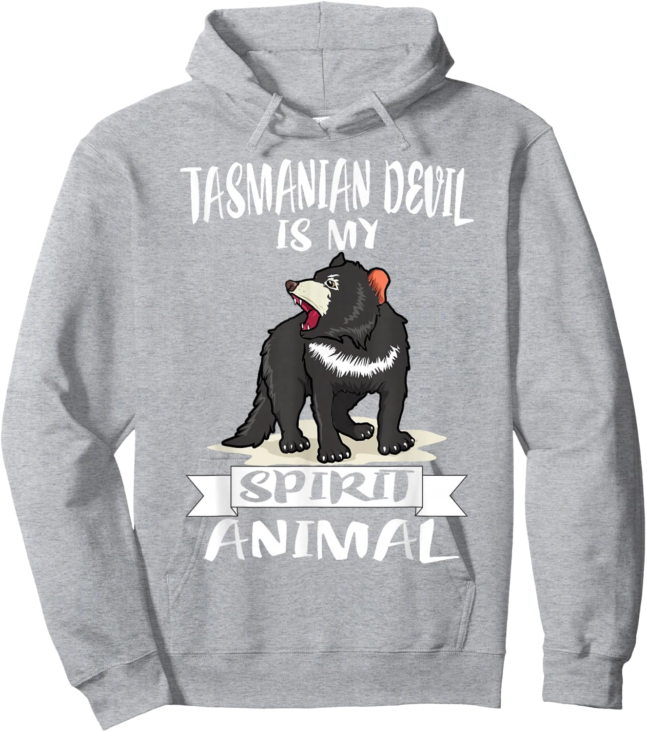 Tasmanian Devil Is My Spirit Animal Gift Hoodie - Hoodie | Ash
