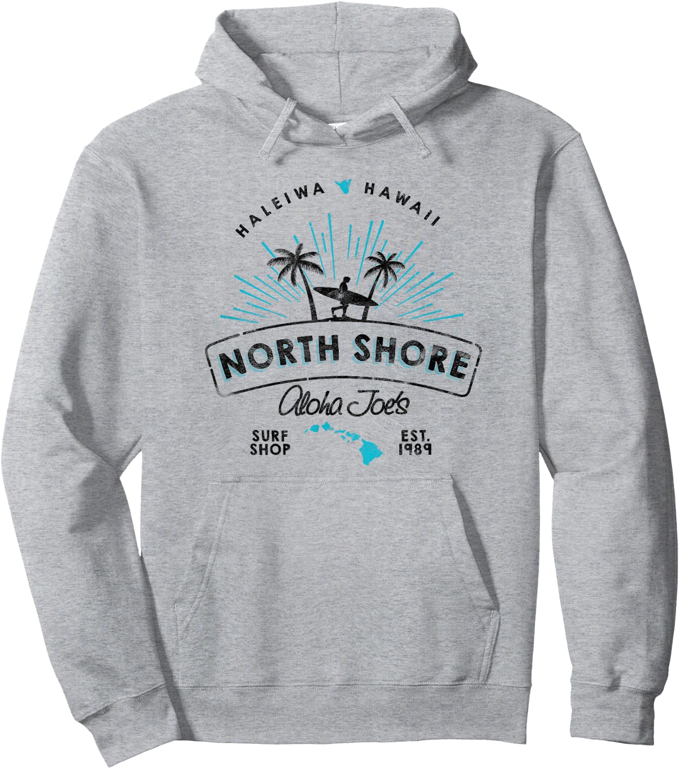 Aloha Joe's North Shore Surf Shop Hoodie - Hoodie | Ash