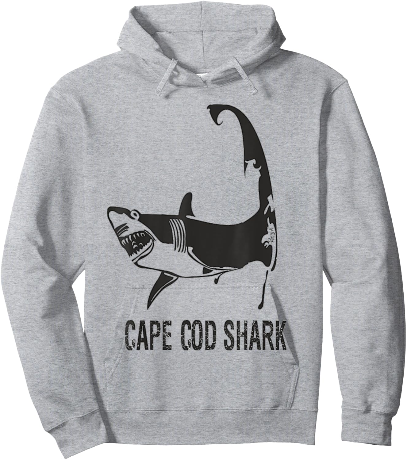 Cape Cod Shark Hoodie - Hoodie | Ash