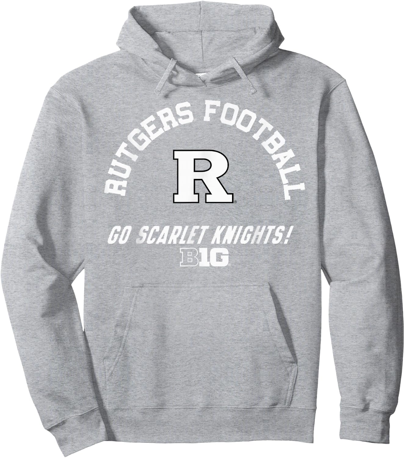 Rutgers Scarlet Knights Big 10 Football Red Hoodie - Hoodie | Ash