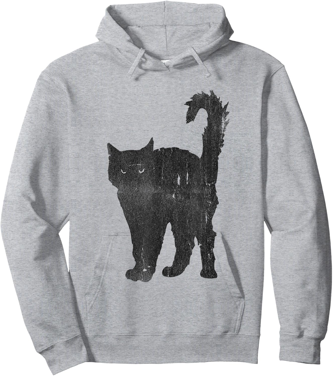 Awesome Punk Rock Black Cat & Hoodie - Hoodie | Ash