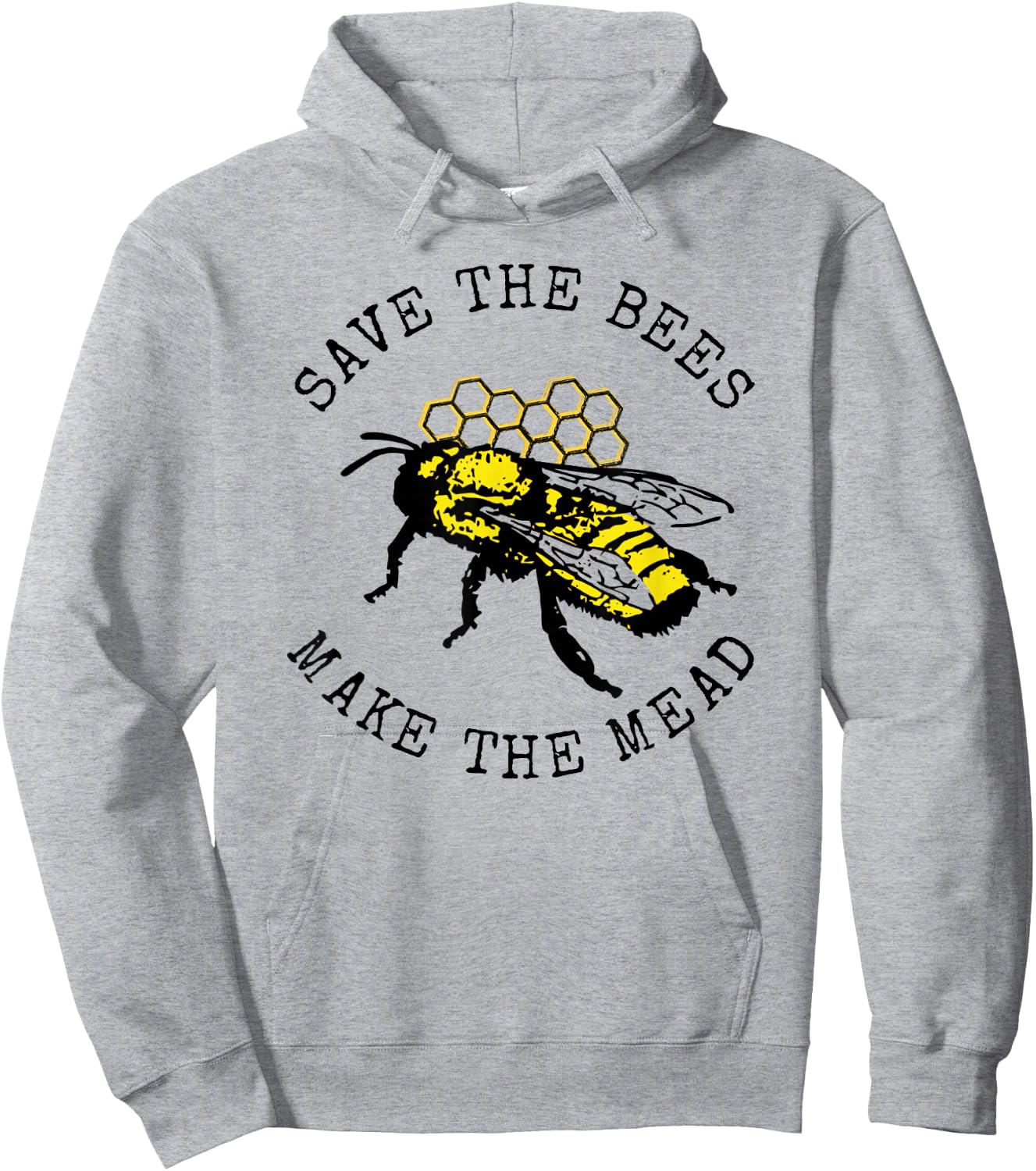 Save the Bees Make The Mead Homebrew Hoodie - Hoodie | Ash