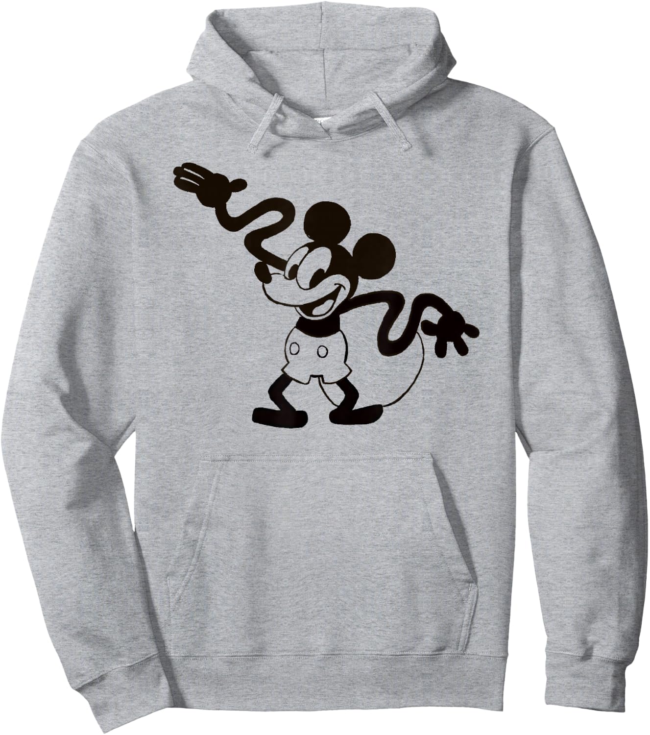 Disney - Classic Mickey Mouse Crazy Arms Hoodie - Hoodie | Ash