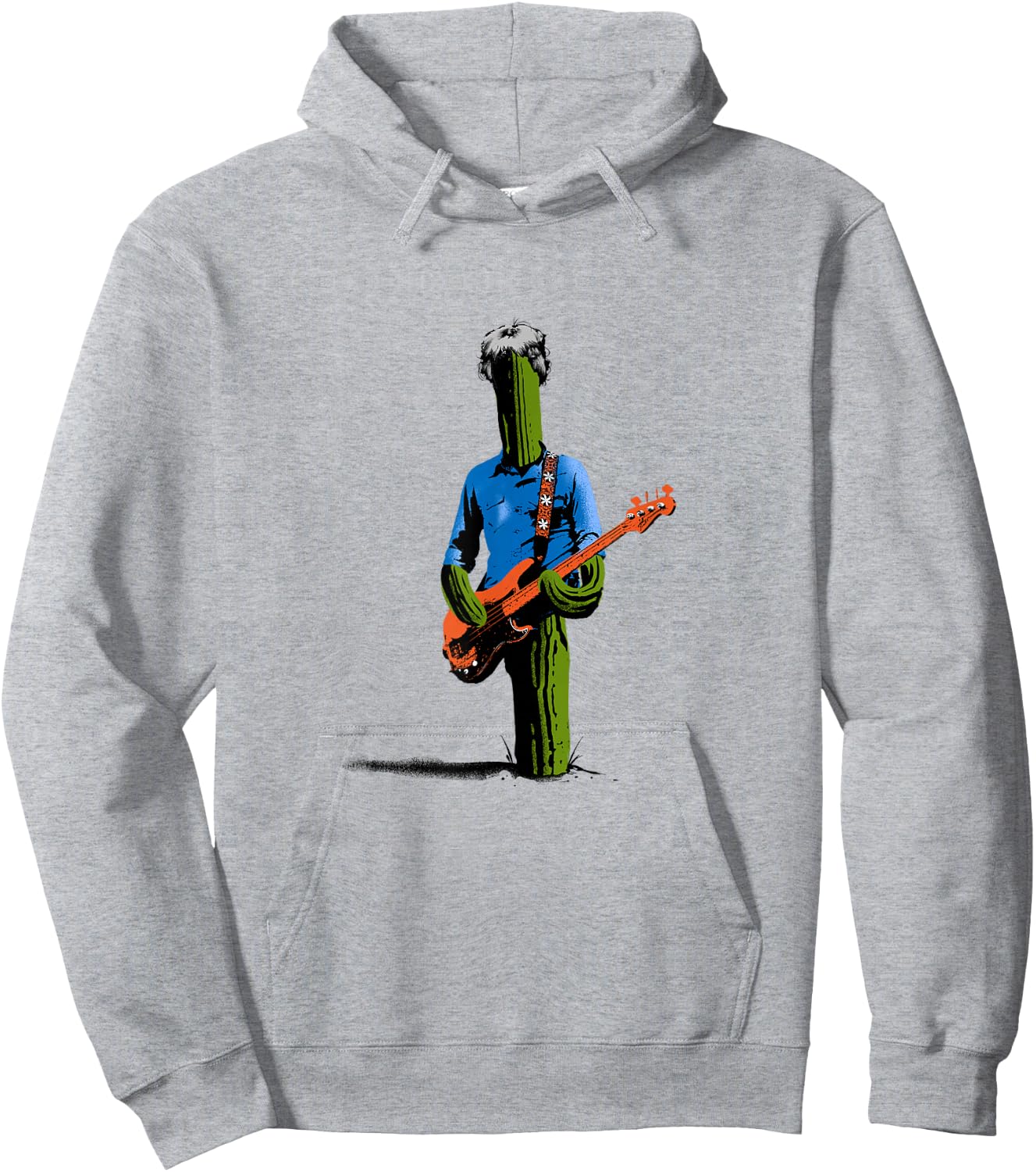 Cactus Playing Bass Guitar - Jamband Phan Lot Hoodie - Hoodie | Ash