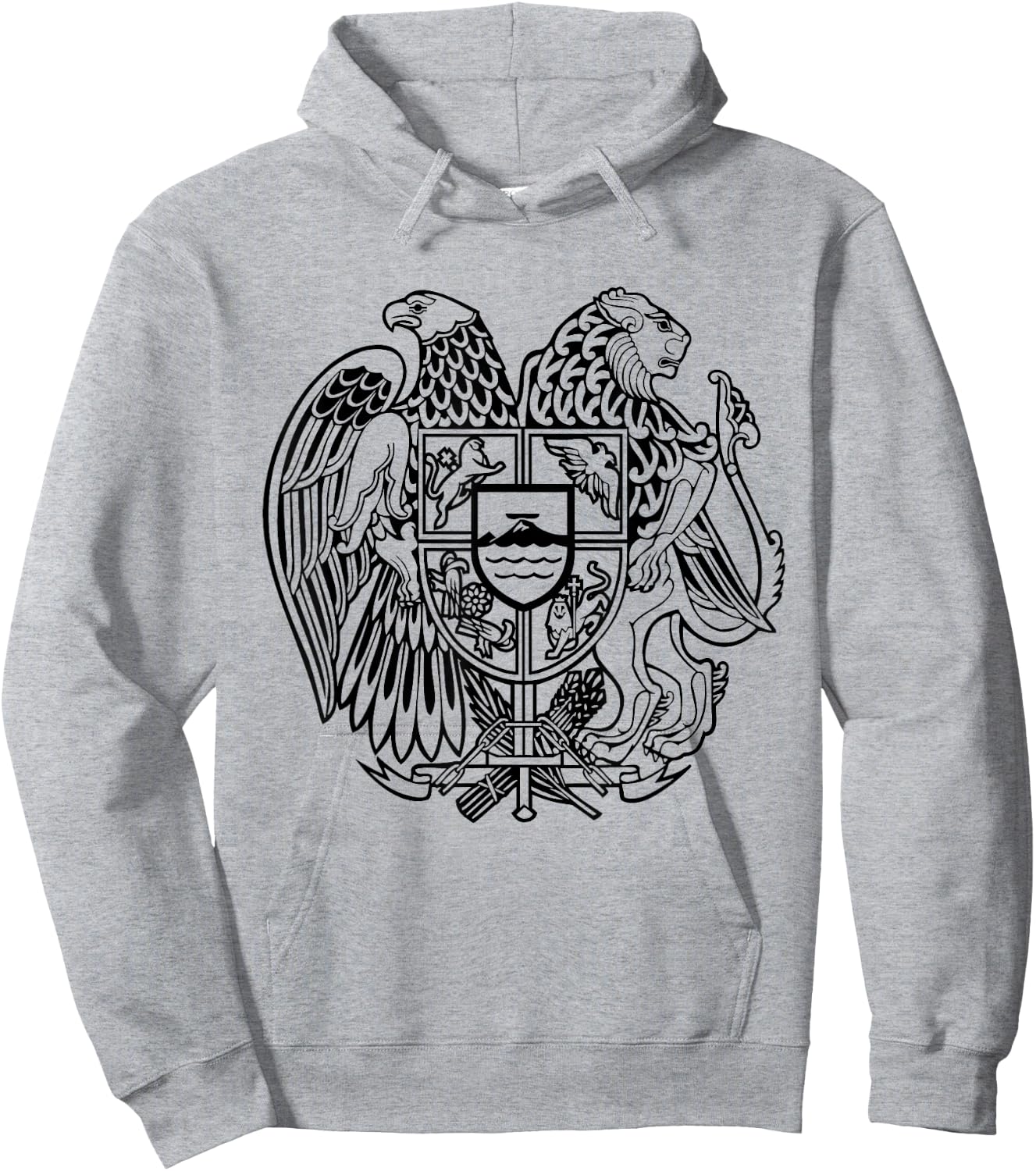 Armenian Coat of Arms Armenia Country Hoodie - Hoodie | Ash