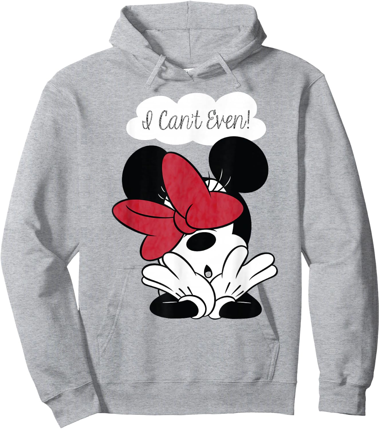Disney - I Cant Even Minnie Hoodie - Hoodie | Ash