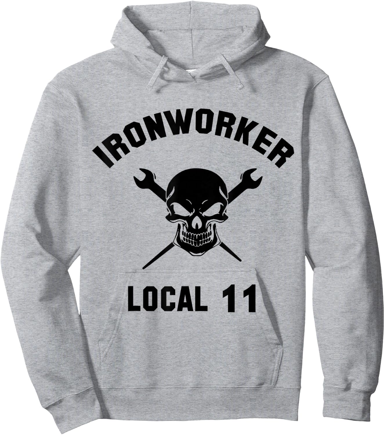 Ironworker Local 11 Hoodie - Hoodie | Ash
