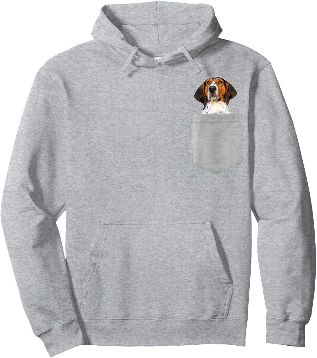 Dog in Your Pocket Treeing Walker Coonhound Hoodie - Hoodie | Ash