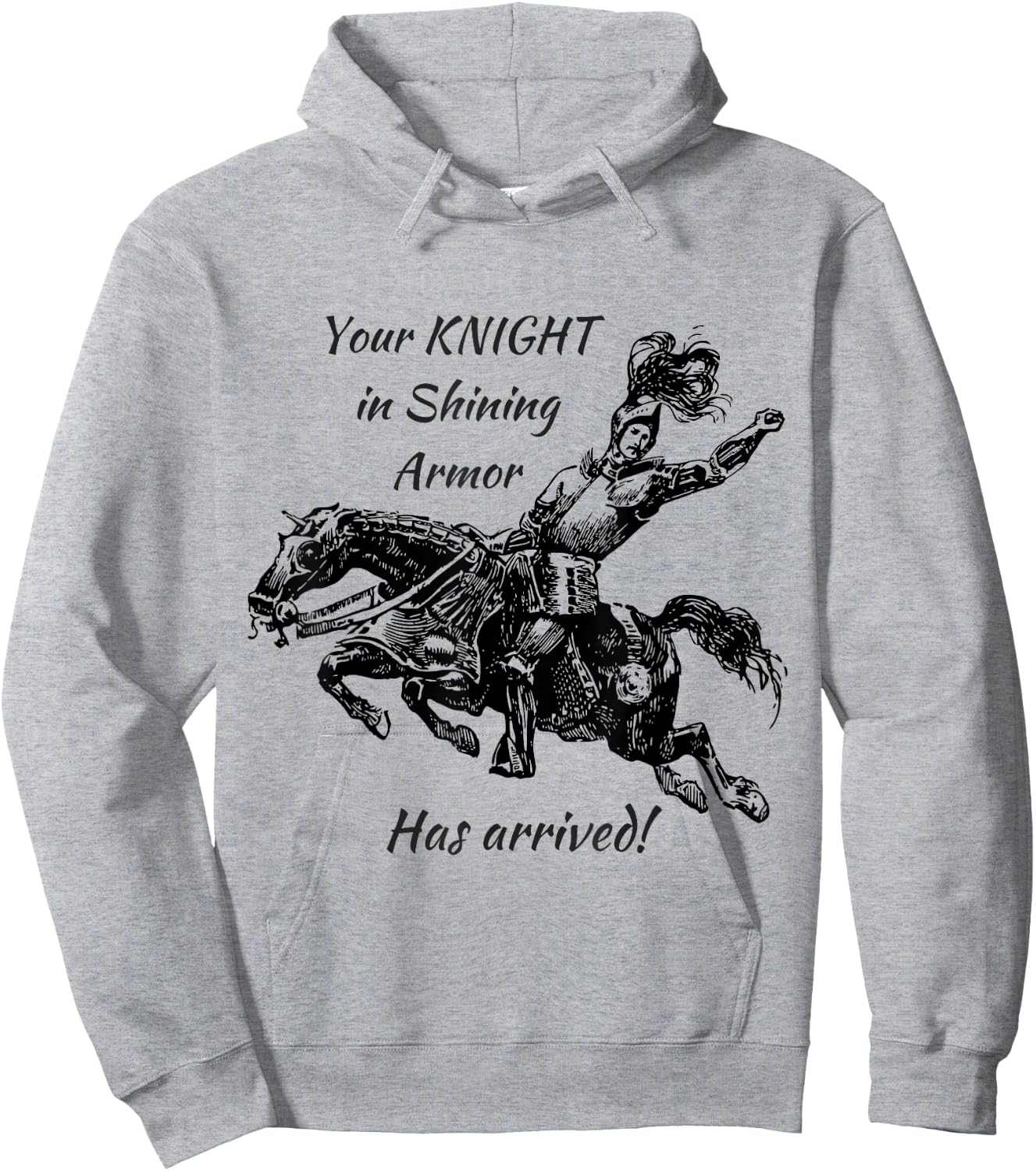 Knight in Shining Armor Hoodie - Hoodie | Ash