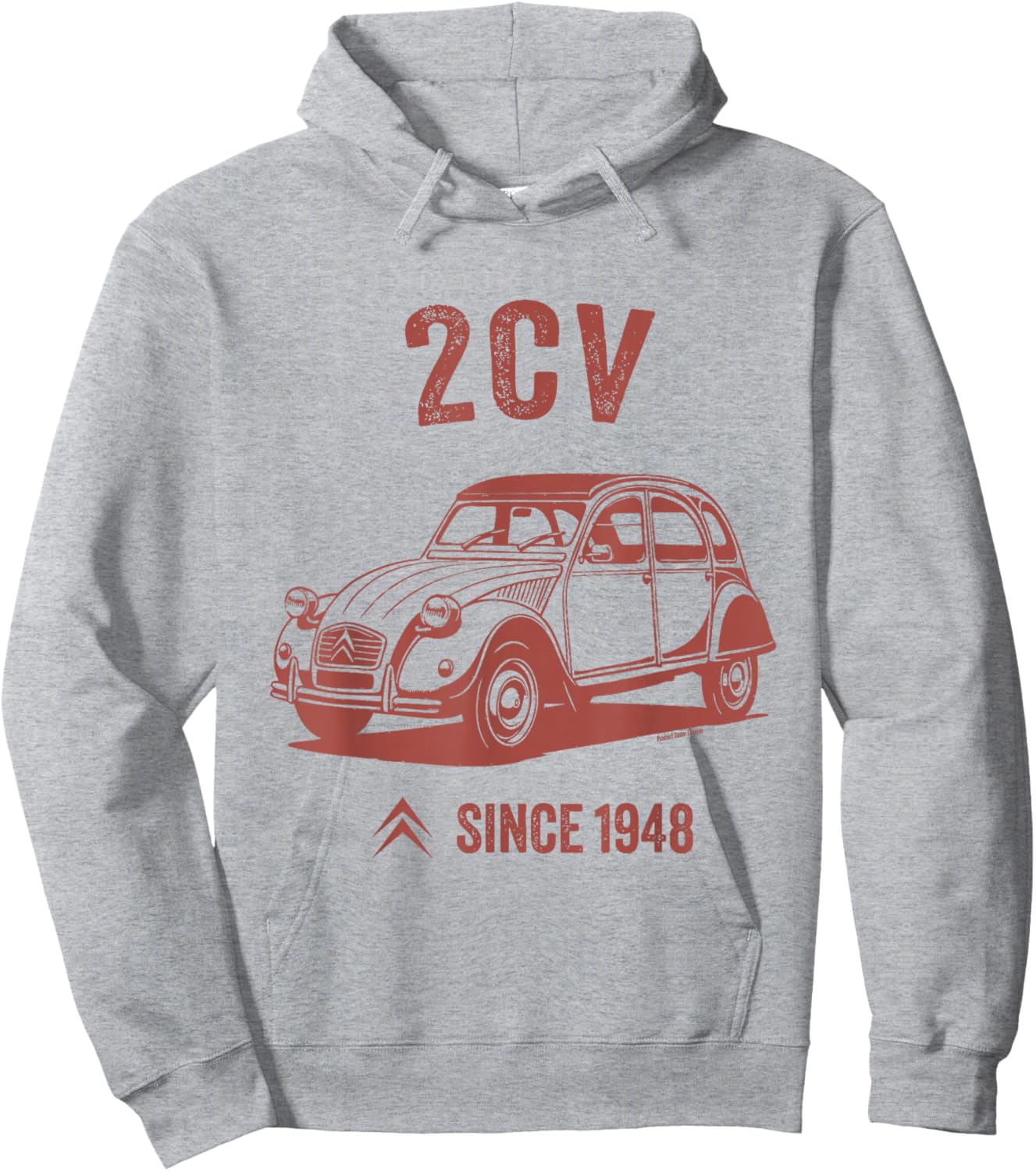 Citroën 2CV Retro French Car 1948 Hoodie - Hoodie | Ash