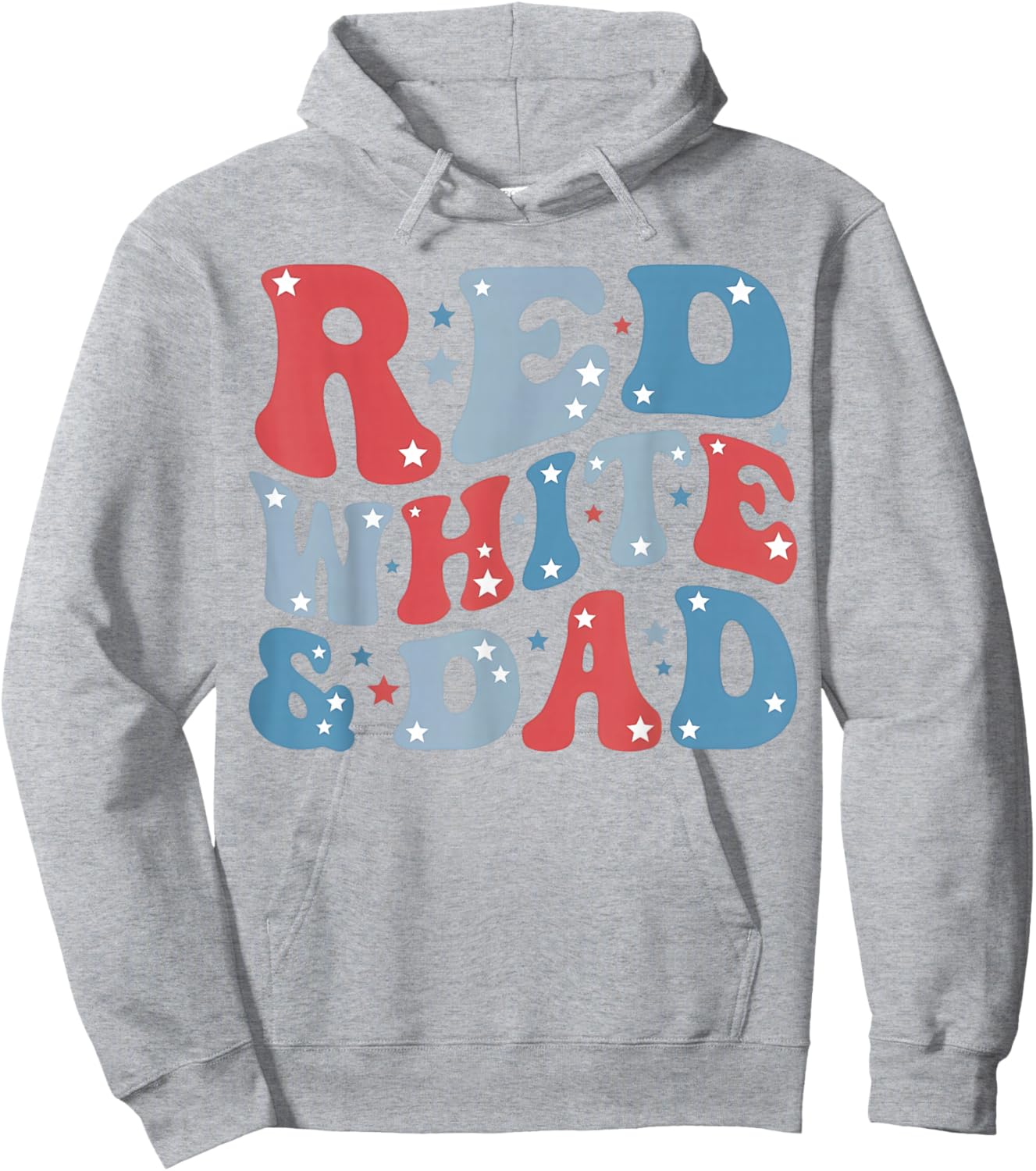 Red White and Dad Gender Reveal Family Matching Hoodie - Hoodie | Ash