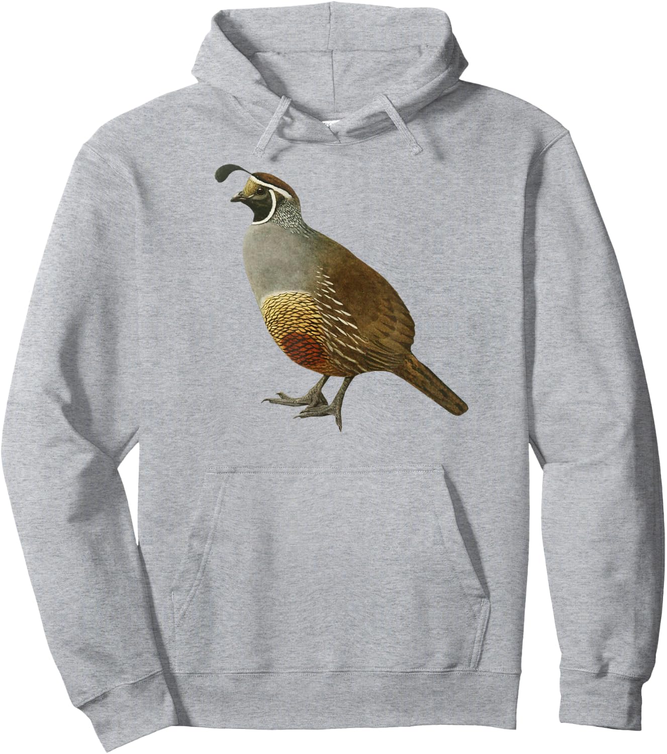 Quail I Love Quails Cute Birder Gift Hoodie - Hoodie | Ash