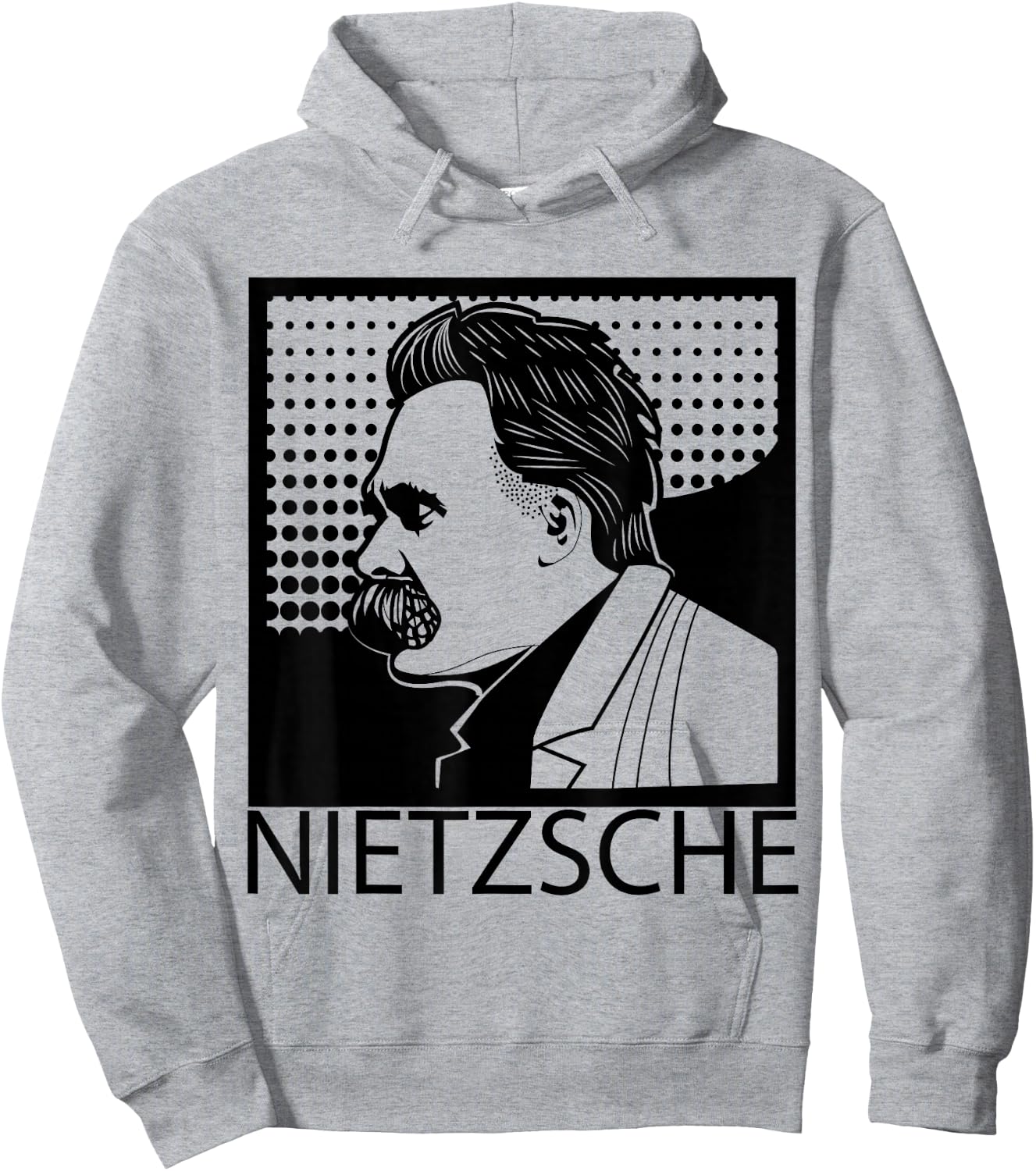 Friedrich Nietzsche Philosopher Philosophy Hoodie - Hoodie | Ash