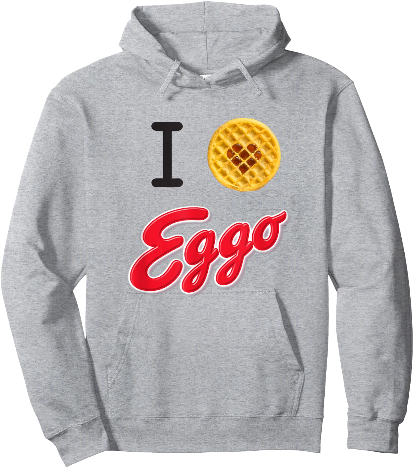 Eggo I Heart Eggo Hoodie - Hoodie | Ash