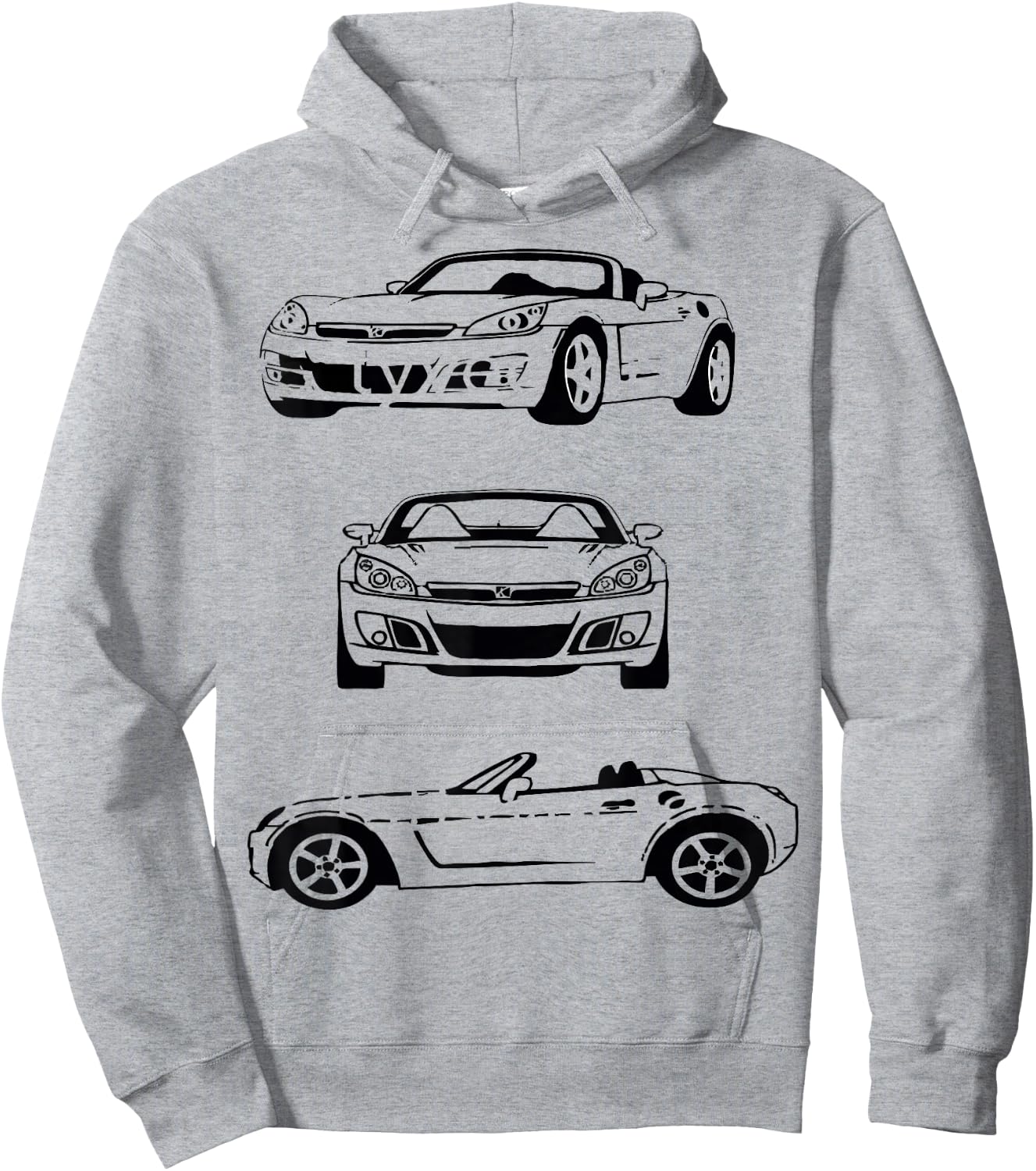 Sky T shirt Hoodie - Hoodie | Ash