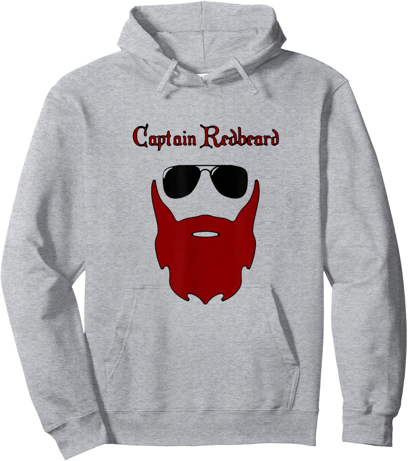 Captain Redbeard for Redhead Aviator Hoodie - Hoodie | Ash