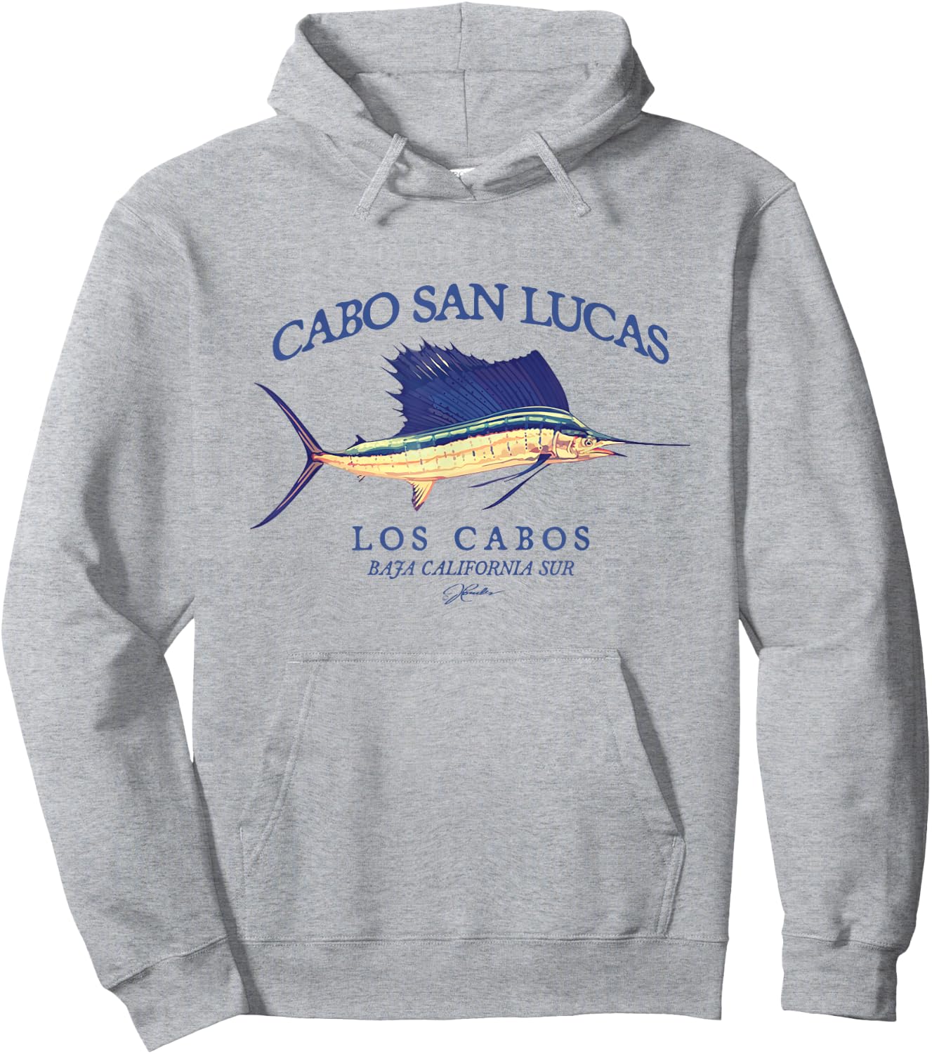 JCombs: Cabo San Lucas, Los Cabos, Sailfish Hoodie - Hoodie | Ash