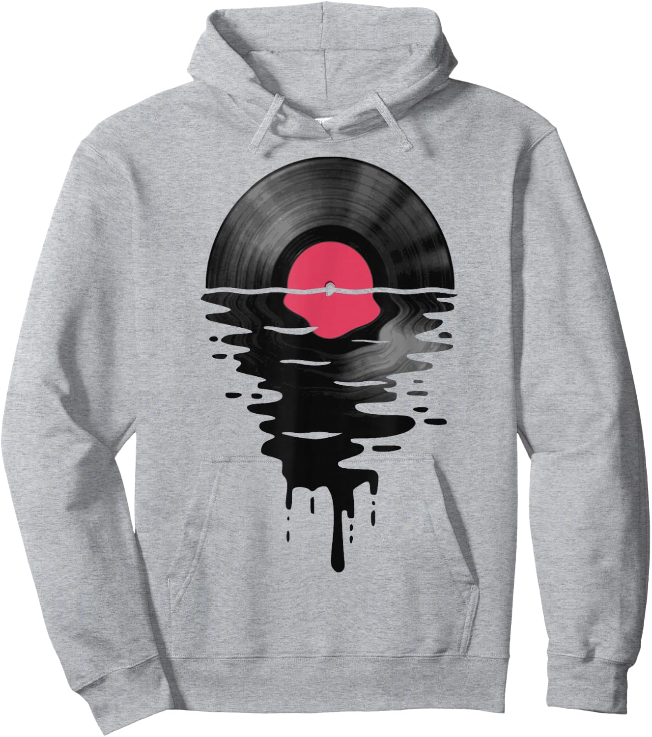 Vinyl Record Music LP Classic 80s Sunset Hoodie - Hoodie | Ash