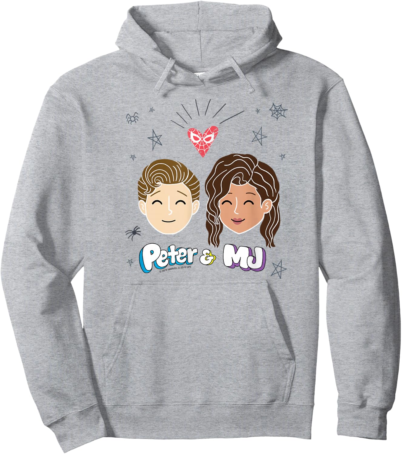 Marvel Spider-Man Far From Home Peter & MJ Love Hoodie - Hoodie | Ash