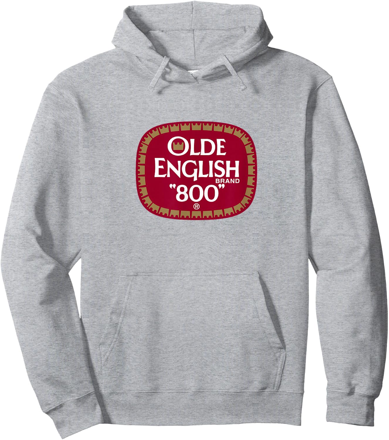 Olde English 800 Beer Shirt (Official) Hoodie - Hoodie | Ash