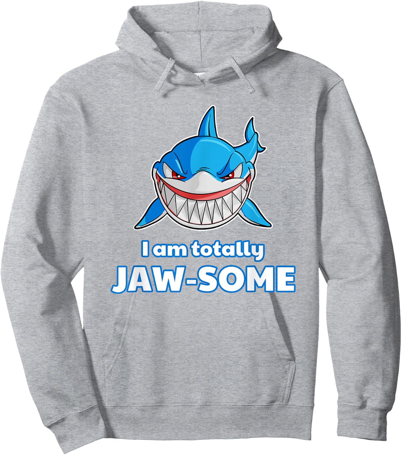 I'm totally JAW-SOME Shark Shark Birthday Gift Hoodie - Hoodie | Ash