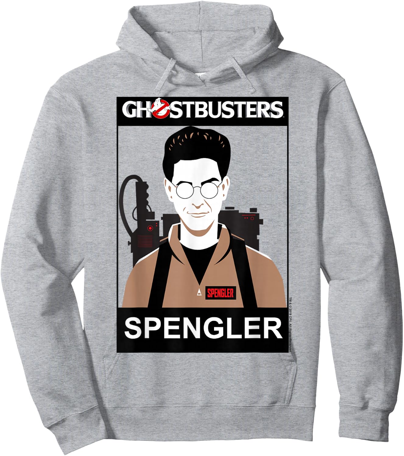 Ghostbusters Spengler Name Portrait Hoodie - Hoodie | Ash
