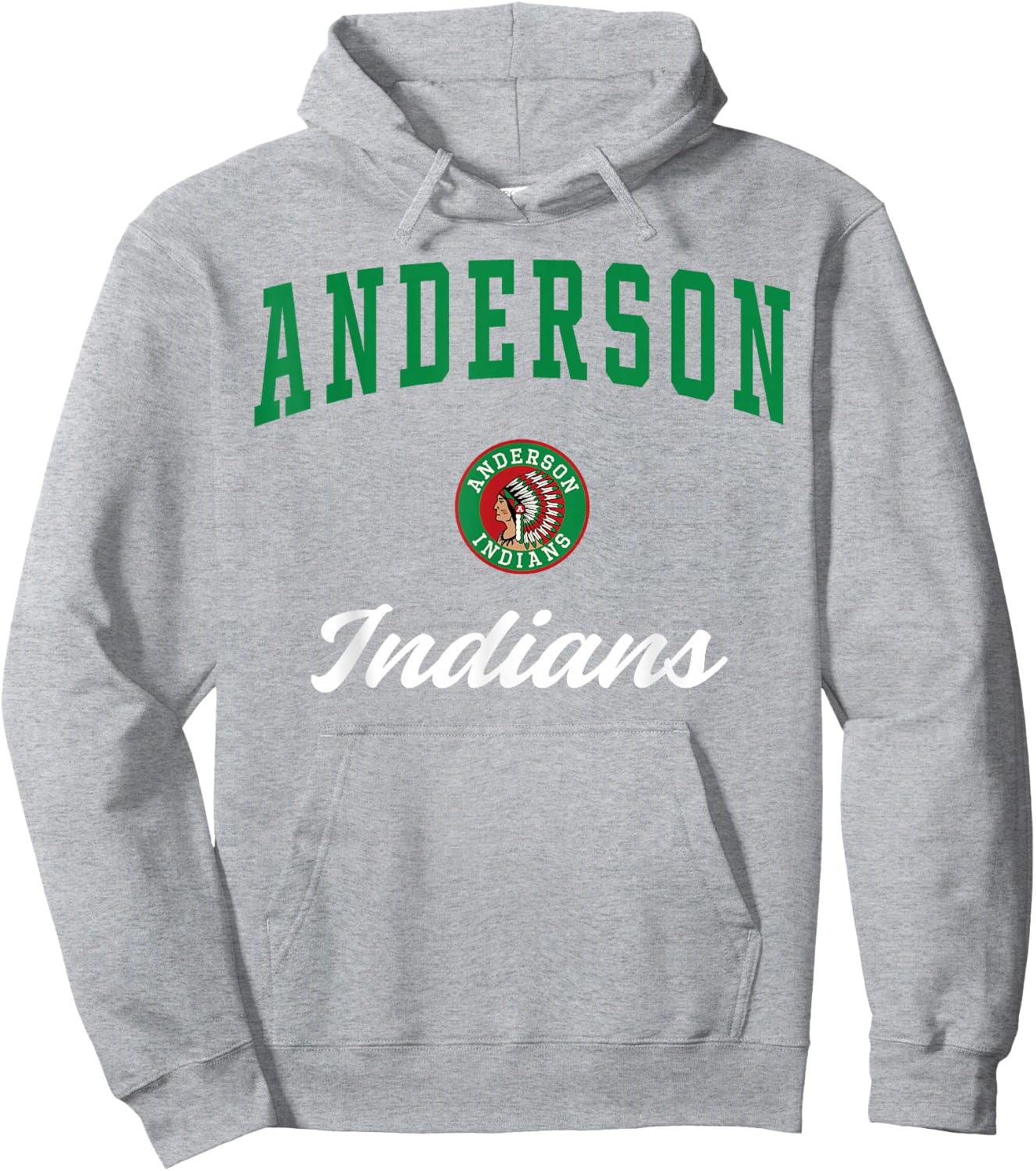 Anderson High School Indians Hoodie - Hoodie | Ash