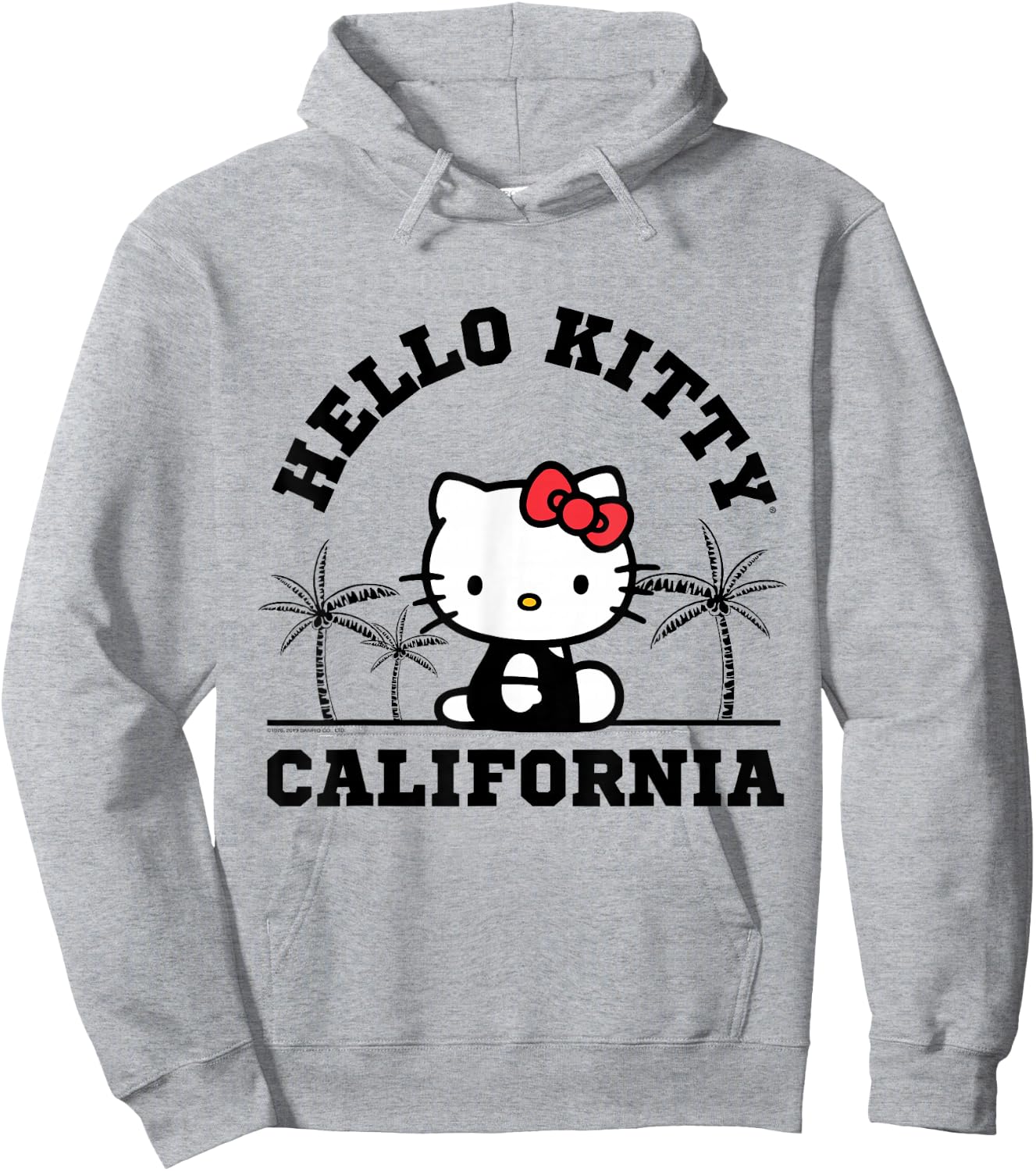 Hello Kitty California Palm Tree Shirt Hoodie - Hoodie | Ash