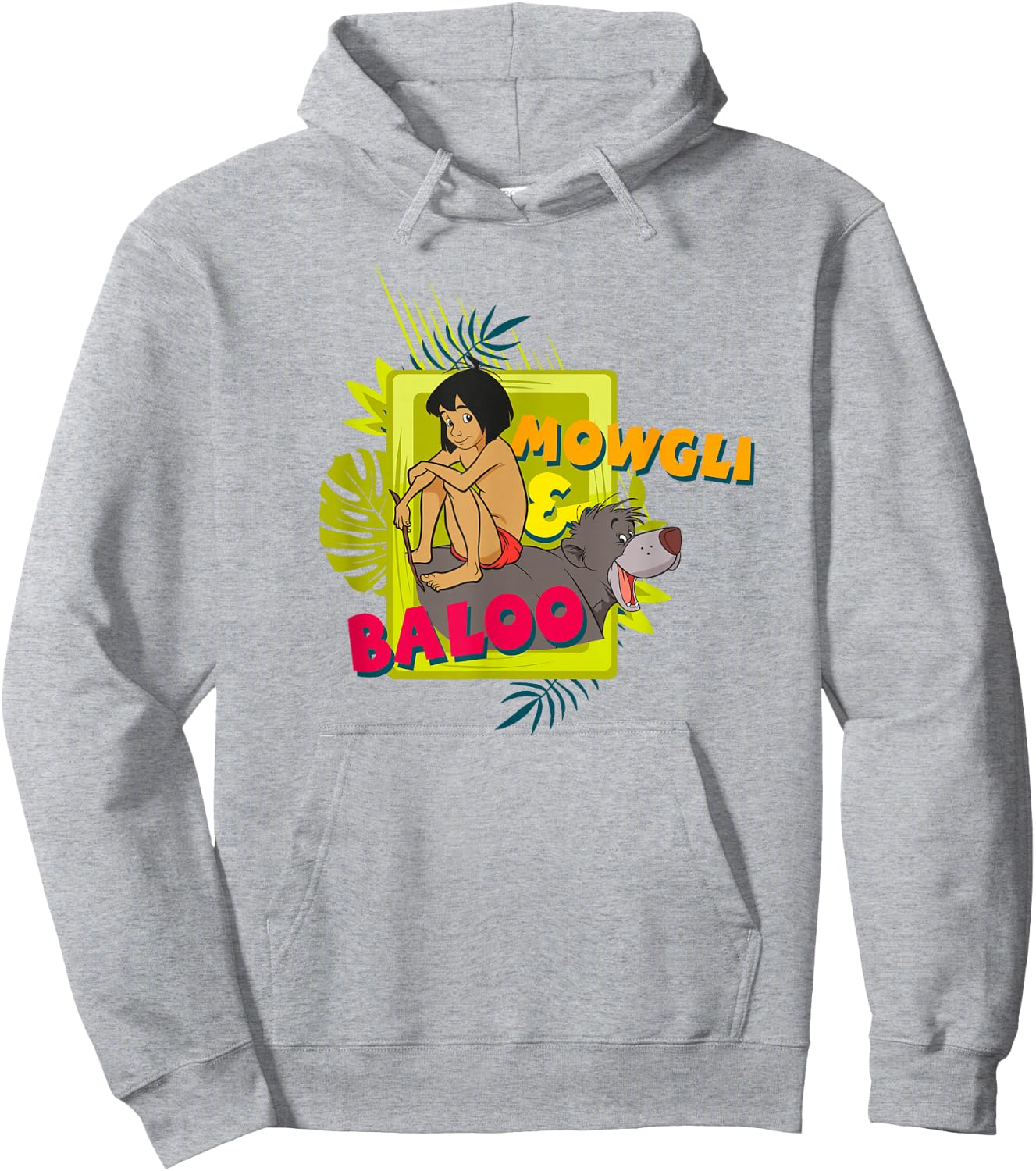 Disney The Jungle Book Baloo and Mowgli Hoodie - Hoodie | Ash