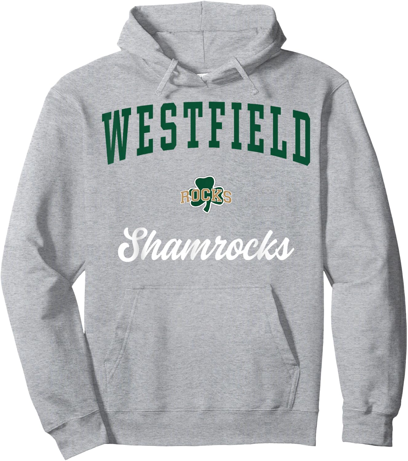Westfield High School Shamrocks Hoodie - Hoodie | Ash