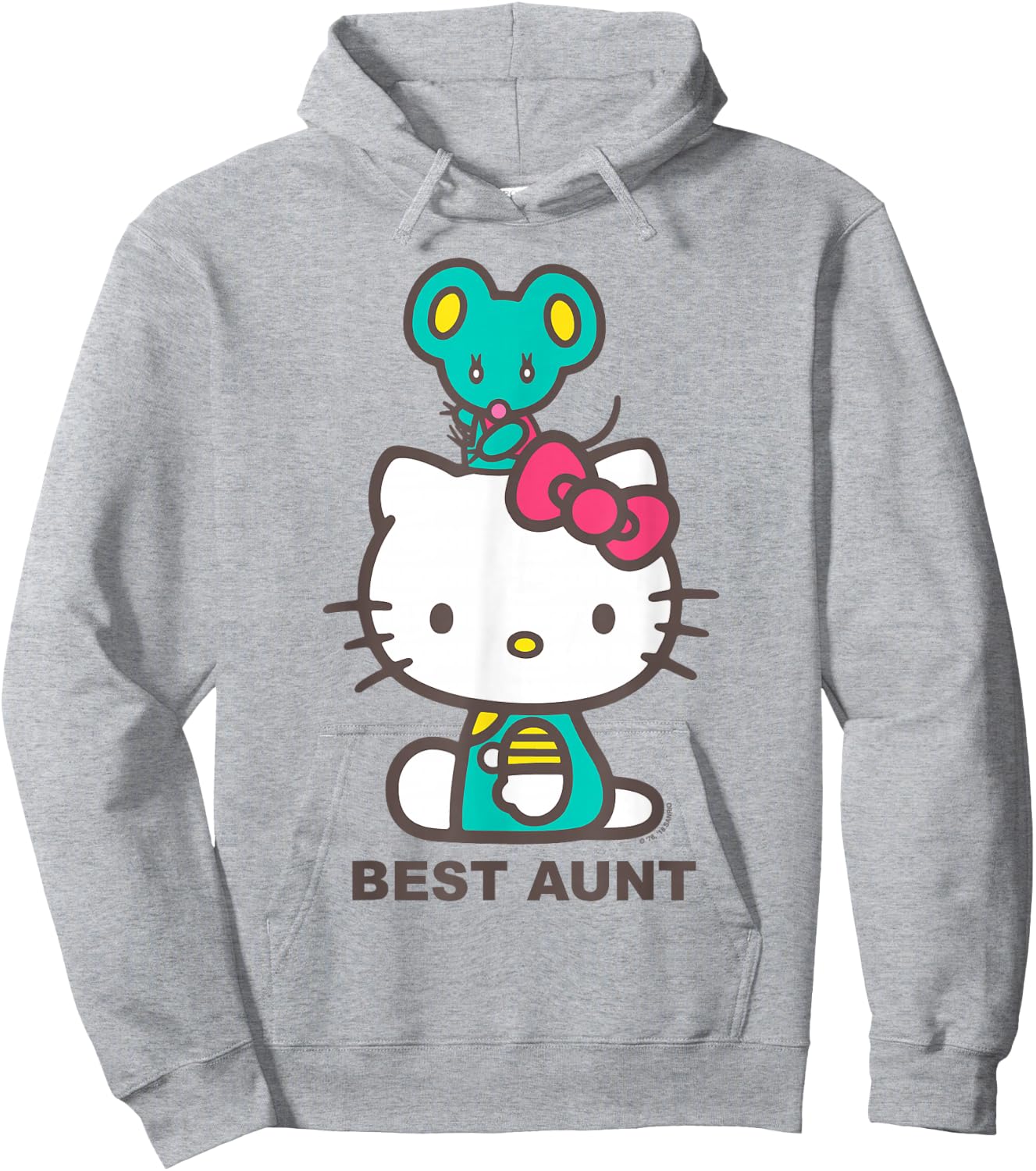 Hello Kitty Best Aunt Shirt Hoodie - Hoodie | Ash