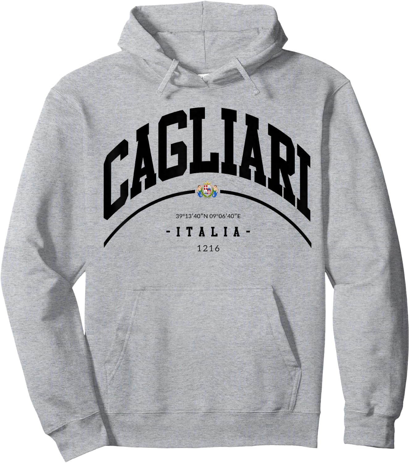 Cagliari Italia family trip Cagliari home Italy Hoodie - Hoodie | Ash