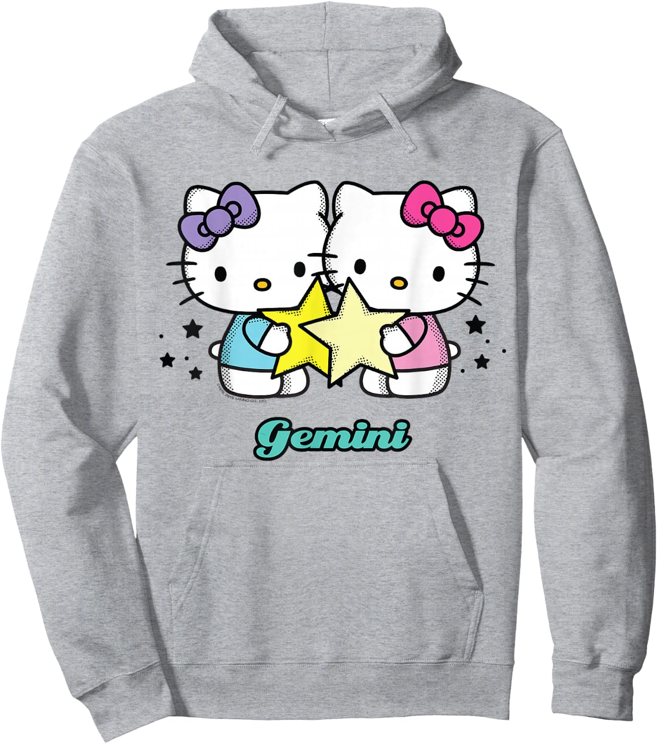 Hello Kitty Zodiac Gemini Shirt Hoodie - Hoodie | Ash