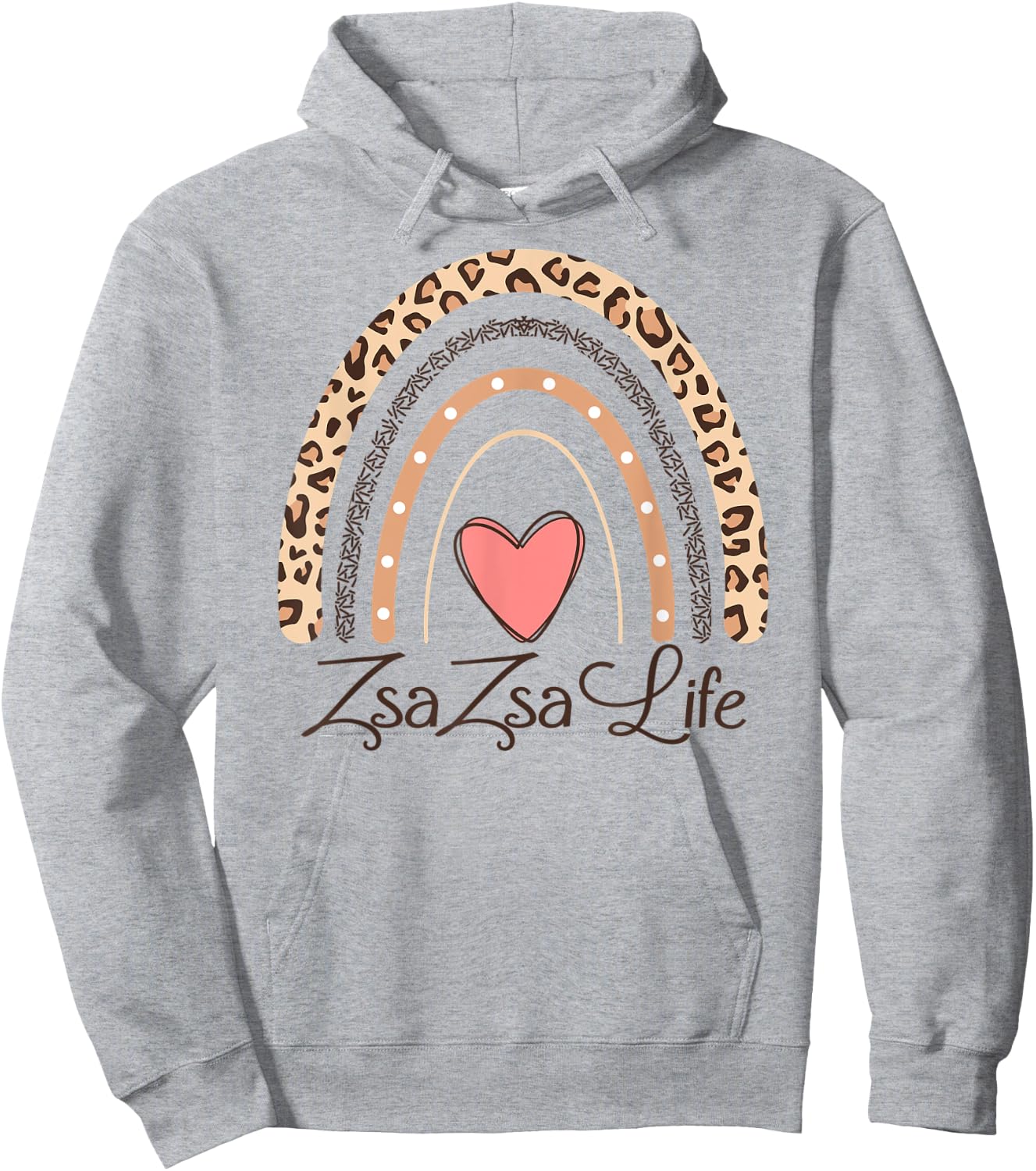 ZsaZsa Life Boho Rainbow Funny Grandma Zsa Zsa Hoodie - Hoodie | Ash