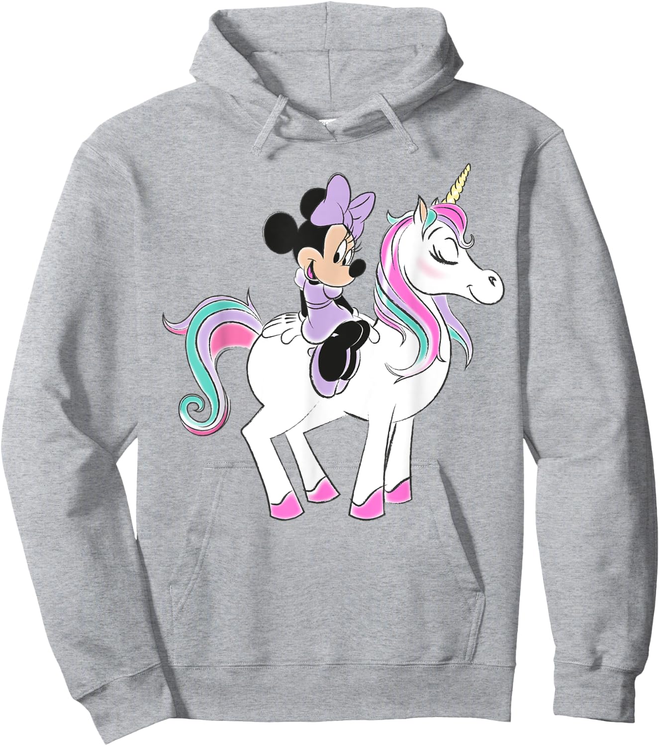 Disney - Minnie and Unicorn Hoodie - Hoodie | Ash