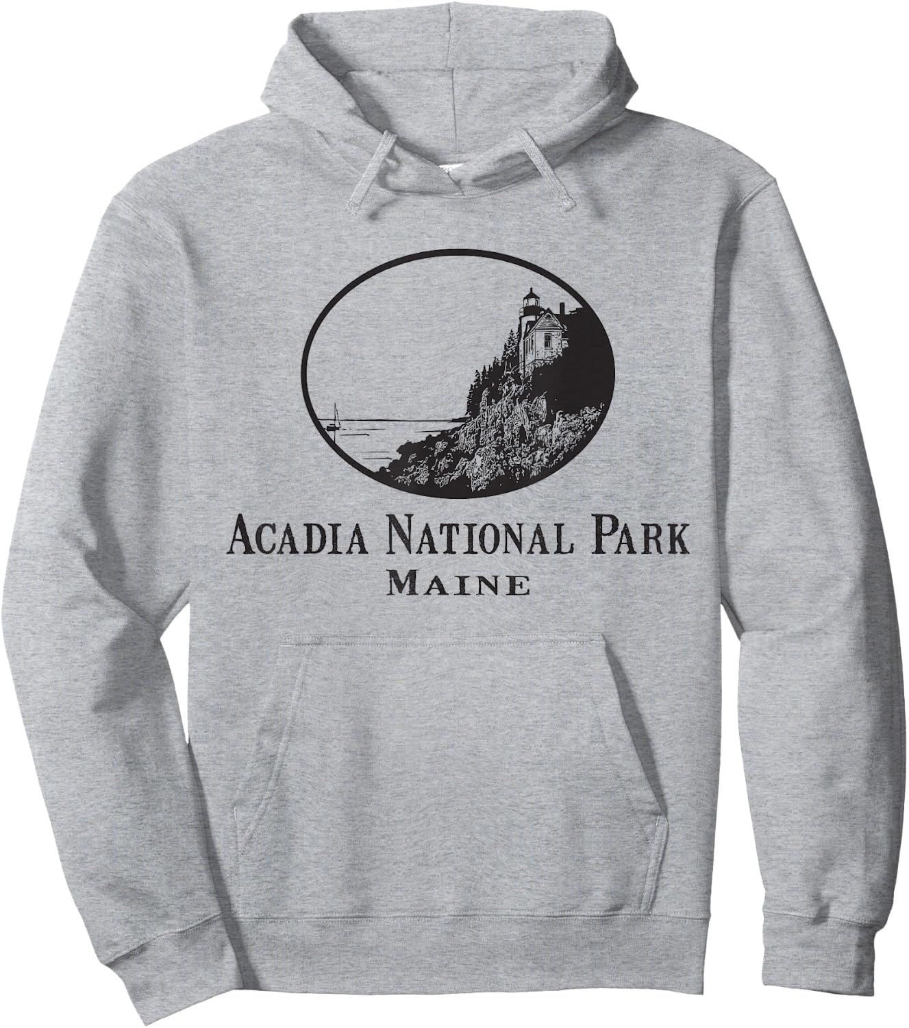 Acadia National Park Hoodie - Hoodie | Ash