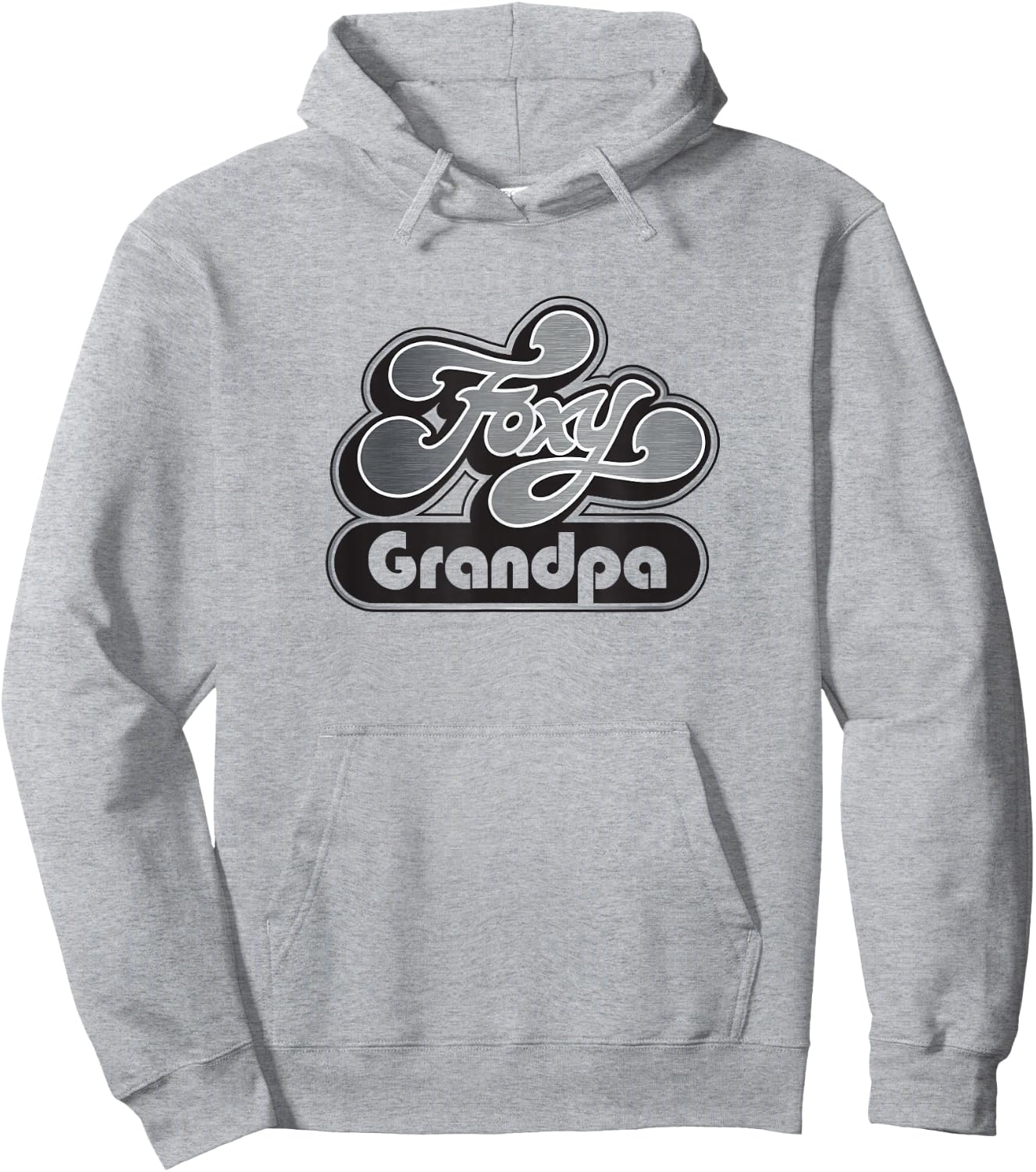 Foxy Grandpa Hoodie - Hoodie | Ash