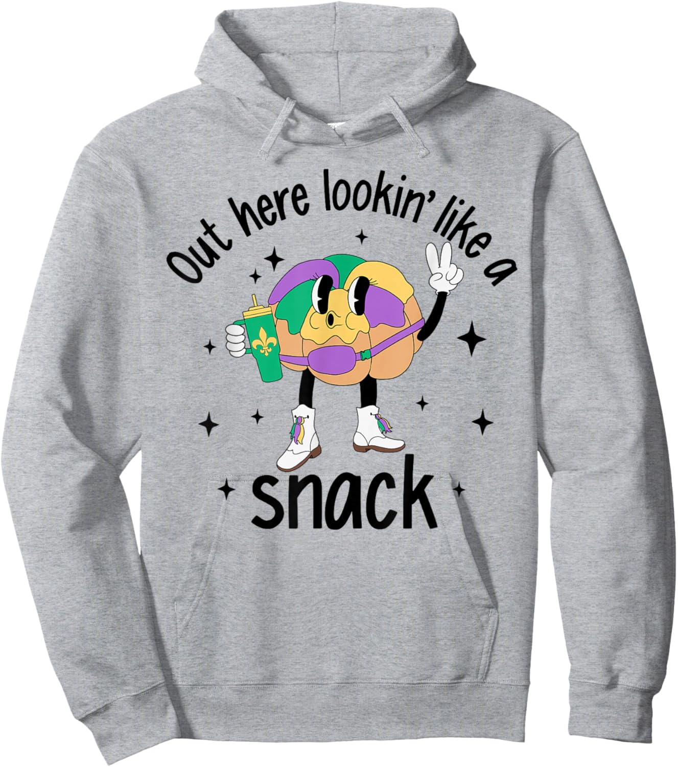 Mardi Gras Hoodie - Hoodie | Ash
