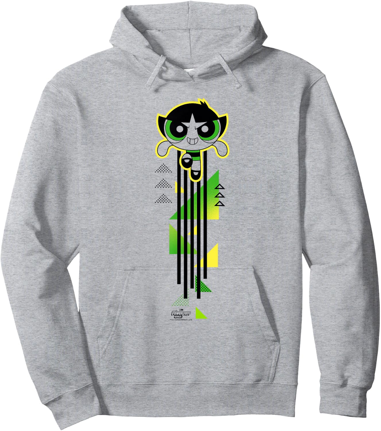The Powerpuff Girls Buttercup Streak Hoodie - Hoodie | Ash