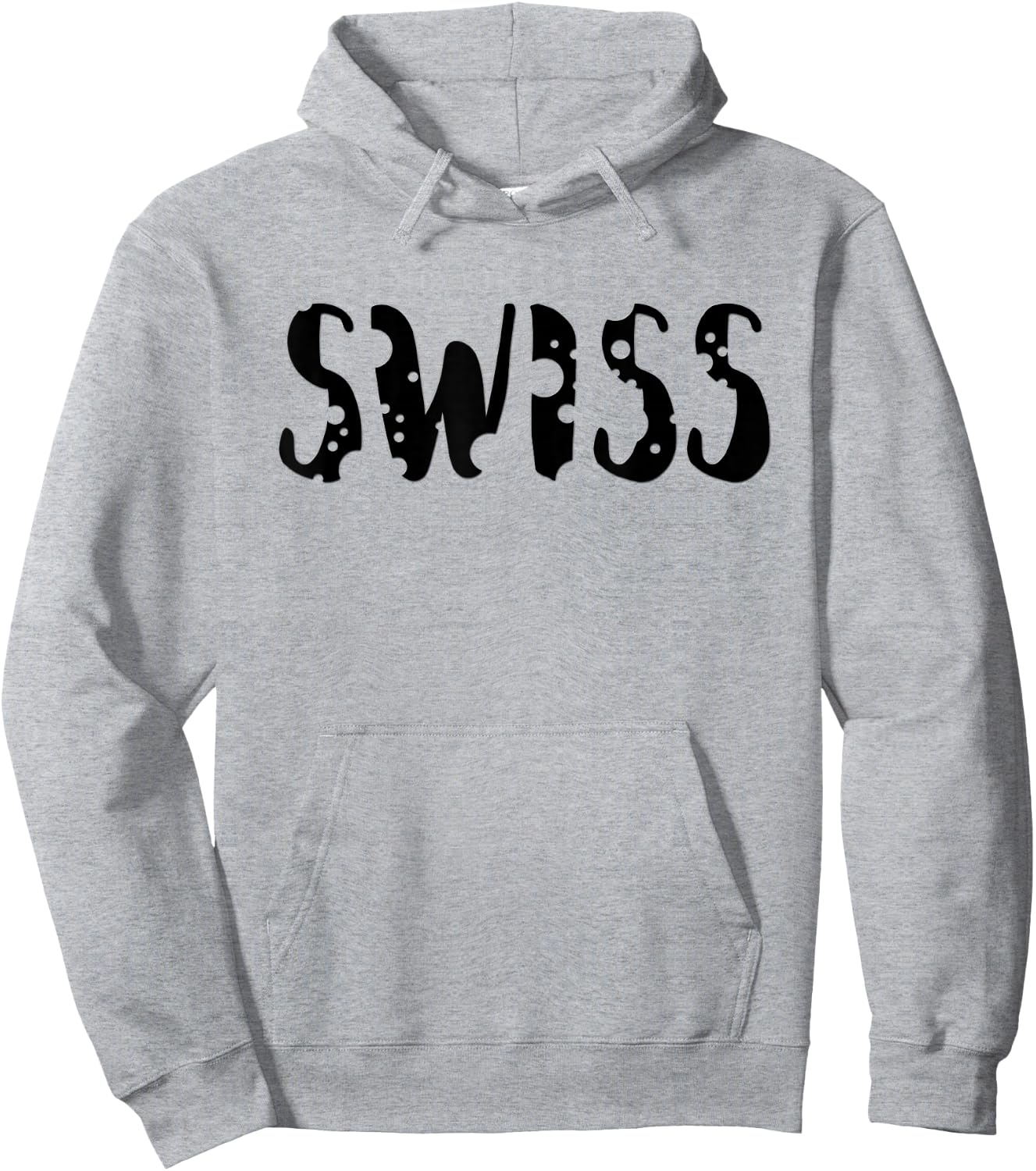 Cheese Swiss Shirt Hoodie - Hoodie | Ash
